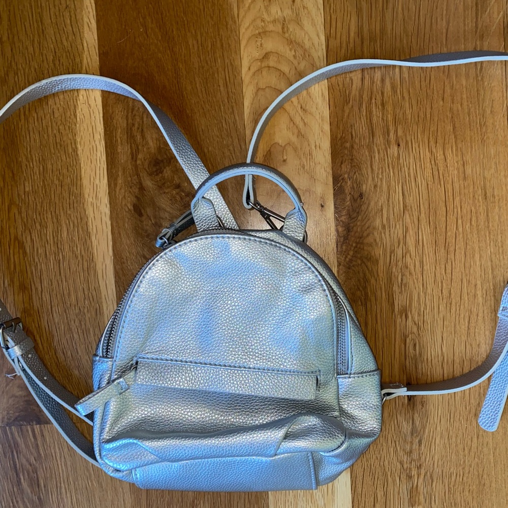 Silver Mini Backpack - image 1